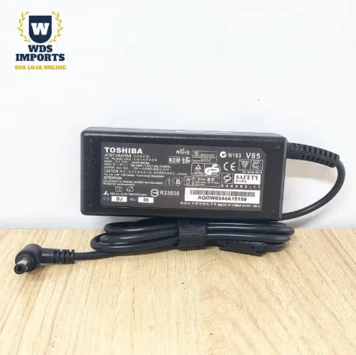 Fonte Carregador Notebook Toshiba 19V 3,42A