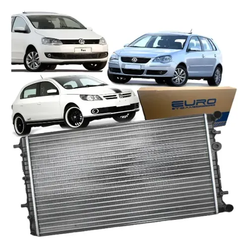 Radiador Gol G5 G6 Voyage 2009 2010 2011 2012 2013 2014 para carro com ar- condicionado