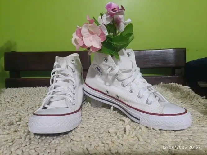 All Star Converse Lona - Tam 34 | Cano longo 