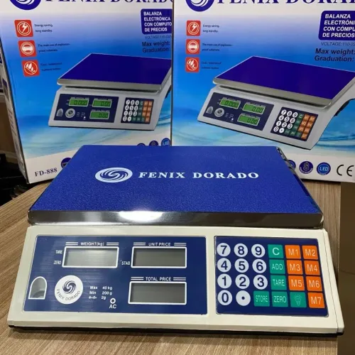 Balança digital eletrônica 40 kg bivolt com bateria recarregável 
