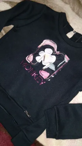 Blusa de Moletom Infantil da mon sucré tamanho 4