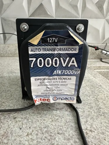Conversor de voltagem 7000va - Converte 127V / 22OV