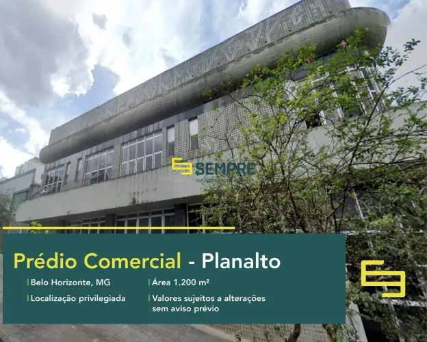 Prédio comercial para vender em BH com vaga