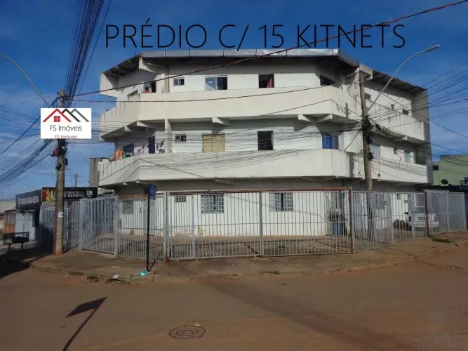 QR 313 Ótimo Prédio com 15 Kitnets Ideal para Renda Escriturado em Samambaia Sul - Brasíli