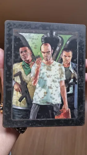 Jogo GTA V Steelbook PS3 Midia Fisica Original Usado