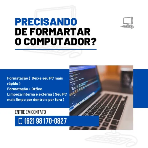 Formatação de Notebooks e Computadores