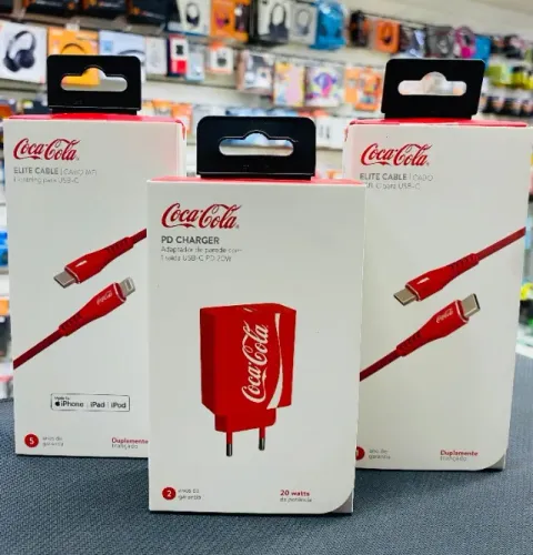 Cabo Licenciado Apple Coca Cola 2 Anos De Garantia