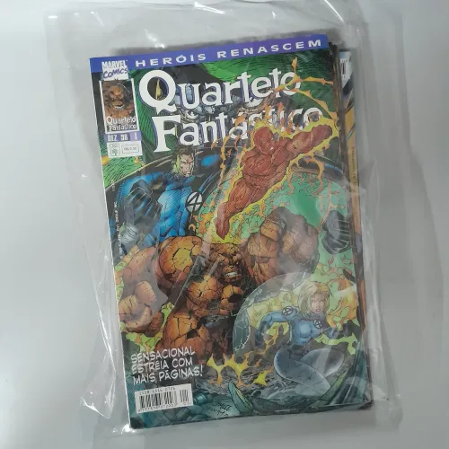 Quarteto Fantástico - Heróis Renascem (1998-1999) | 11 revistas | do 1 ao 11