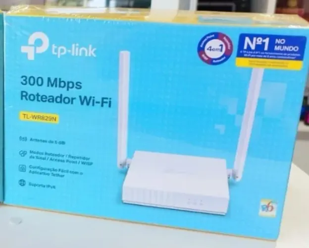 Roteador Wi Fi com 2 Antenas , loja em Rio Preto.