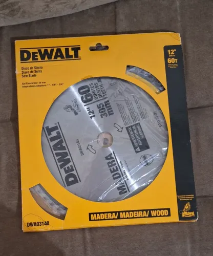 Serra Circular DeWalt 12" 60 Dentes - Madeira