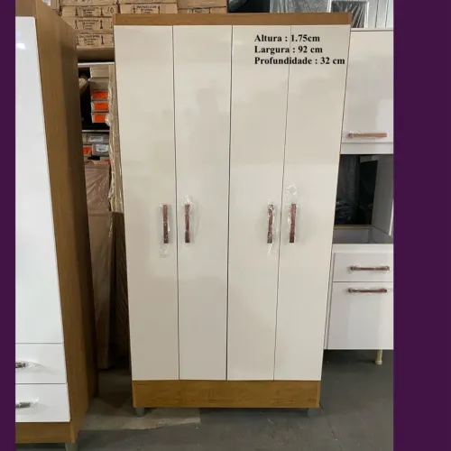 Guarda-Roupa 4 Portas Moderno - entregamos hoje 