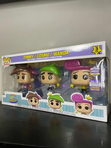 Funko Pop Padrinhos mágicos - Timmy Cosmo Wanda 3-Pack - Os Padrinhos Mágicos - #3