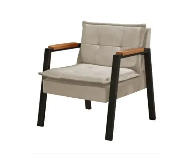 Poltrona Fortaleza Linho Aço Direta da fabrica Promoção