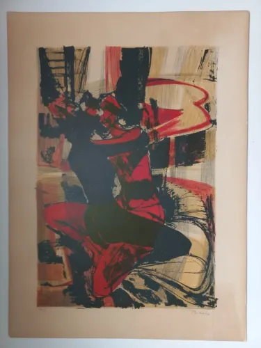 Gravura de Enrico Bianco - Quadro em serigrafia