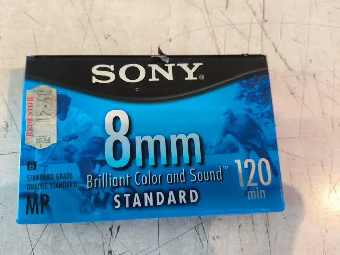 Fita de vídeo Sony 8mm 120 min standart  lacrada 