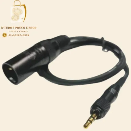 Cabo Xlr 3 PINOS P2 Com Rosca De Trava 55CM