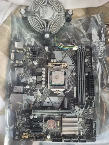 Kit gamer i3 9100f placa-mãe ASUS Prime B360M-K m.2 nvme 2.0 