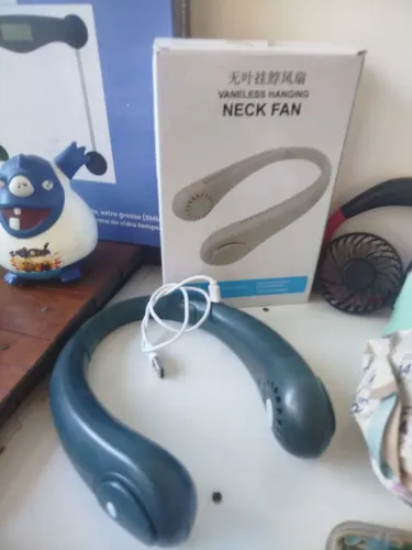 Ventilador de pescoço portátil recarregável