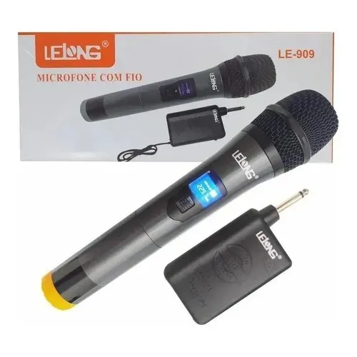 Microfone Profissional Sem Fio Para Igrejas Palestras Show Eventos e Etc