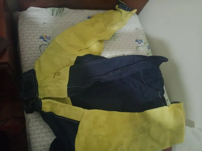 Kit soldador Jaqueta luva touca sem uso perfeito estado 
