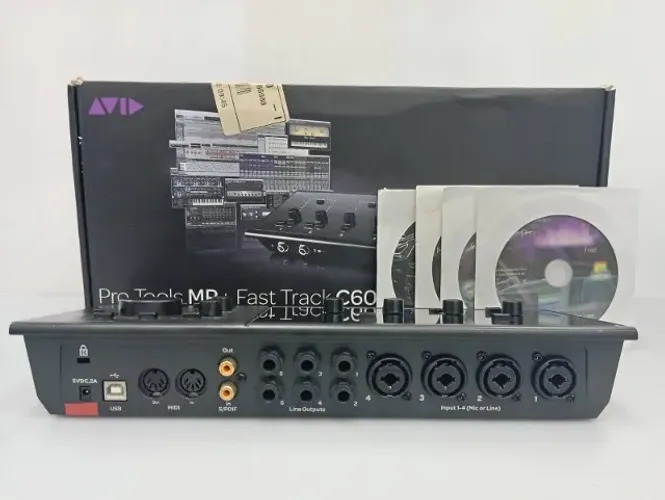 INTERFACE DE AUDIO MTRACK PRO/PRO TOOLS na caixa pouco uso 