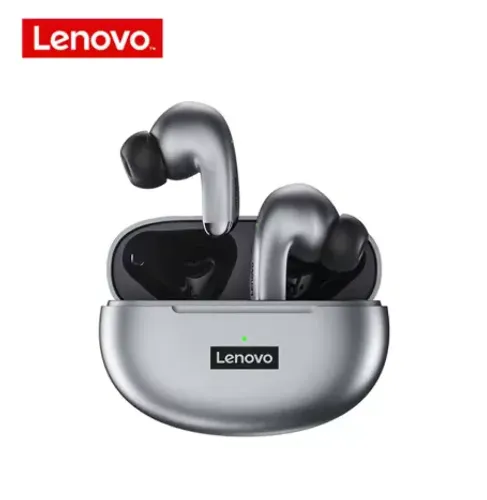 Fone de Ouvido Bluetooth Lenovo LP5 TWS - Som 9D Estéreo, Alta Fidelidade, Esportivo, à Pr