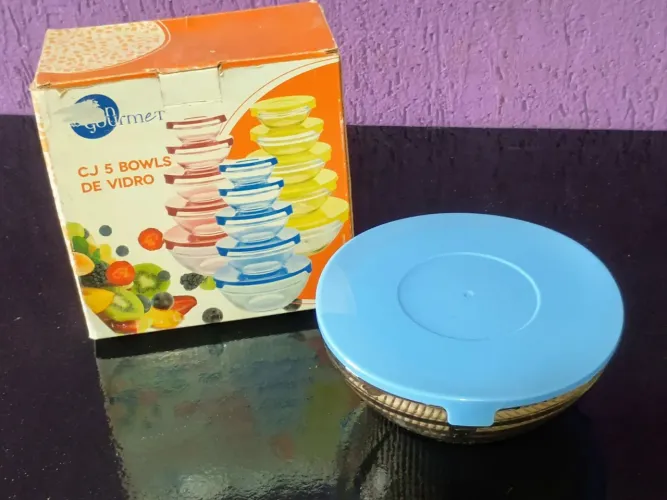 Tigelas de vidro 5 peças - Bon Gourmet (Novo)