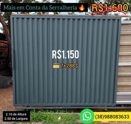 Portão Novo Completo Oportunidade !