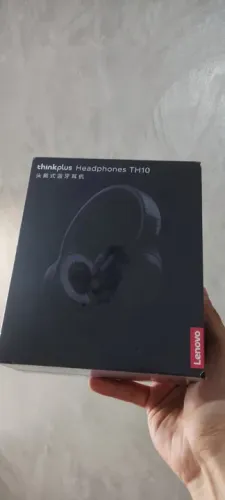 Fones de Ouvido LENOVO TH10 - Bluetooth 300 MAh - Preto - Novo