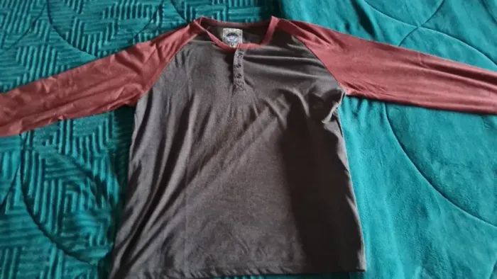 Camisa Manga Longa Tamanho G Vermelha Blue Steel