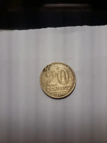 Moeda antiga 20 Centavos 1954