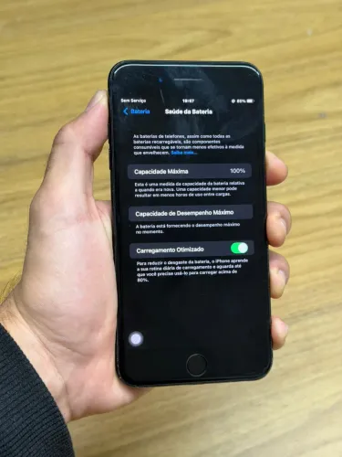 Iphone 7 Plus 128GB Black Piano - Bateria 100%