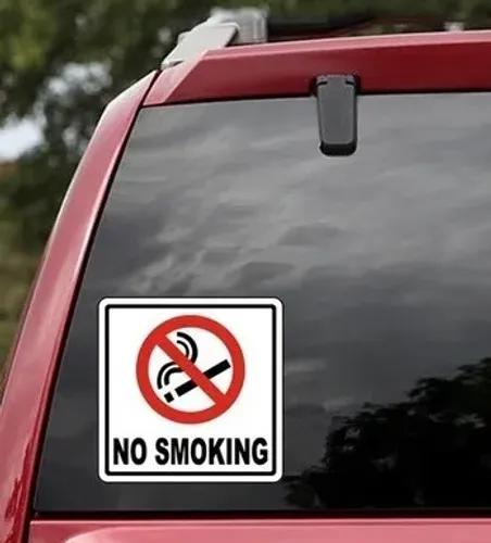 Adesivo No Smoking, novo