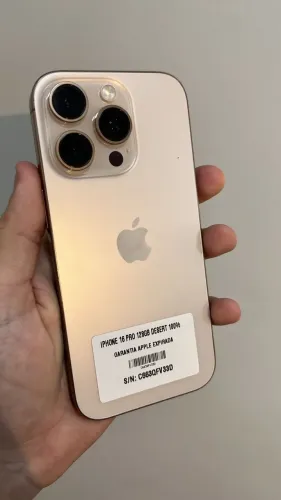 IPHONE 16 PRO 128gb 100% SAÚDE! MAIS INFOS NO PV!