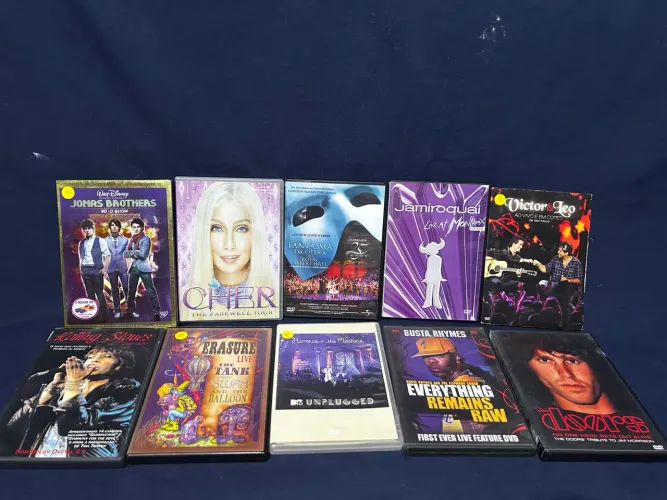 Lote Dvds Shows Rock/Heavy Metal/Pop/ Musical