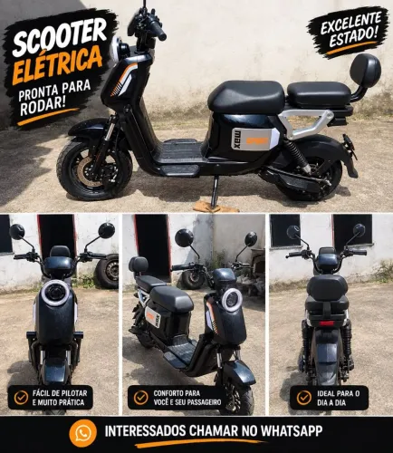 ?SCOOTER ELÉTRICA SPORT - IDEIAL PARA O DIA A DIA