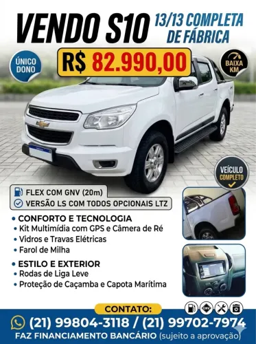 Chevrolet S10 Pick-up LS 2.4 F.power 4X2 CD 2013