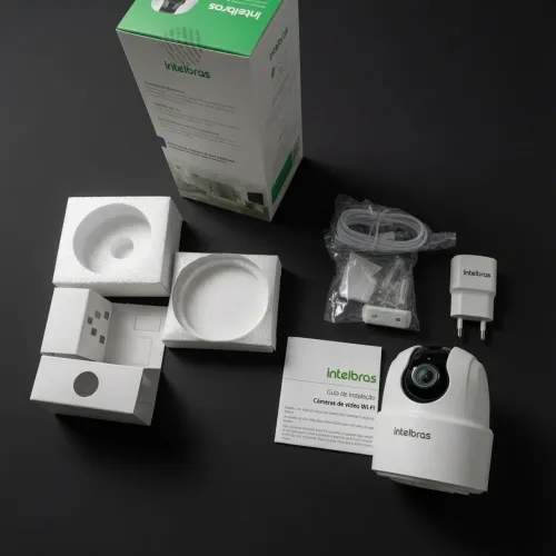 Câmera Inteligente Intelbras Ime 360 3mp Visão 360 Wi-fi - Nova