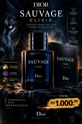 Perfume Dior sauvage elixir 100Ml