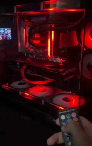 Pc gamer Ryzen 7 5800x Rtx 4060ti triple fan MSI - garantia + caixas