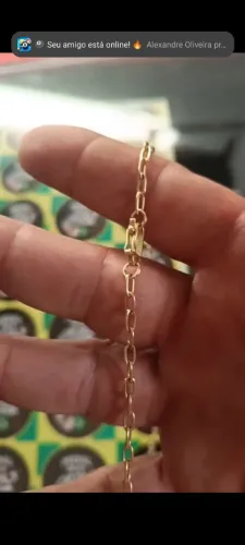 Cordão de ouro 18k 60cm 16g.