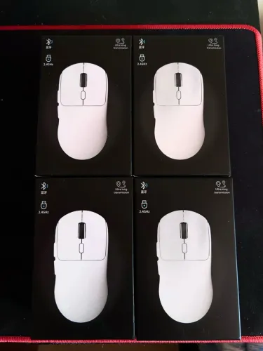 Kit 4x Mouse M348 Sem fio Black Bluetooth 5.1 1000hz Wireless 2.4ghz 500mah Novo na Caixa