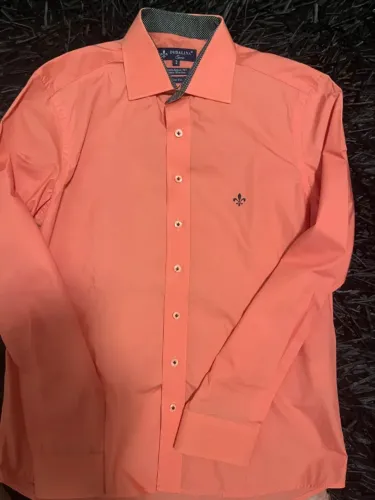 Camisa Social Dudalina Coral
