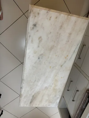 Mesa de centro de mármore de carrara