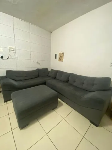 Sofá 6 lugares com sofá de centro 
