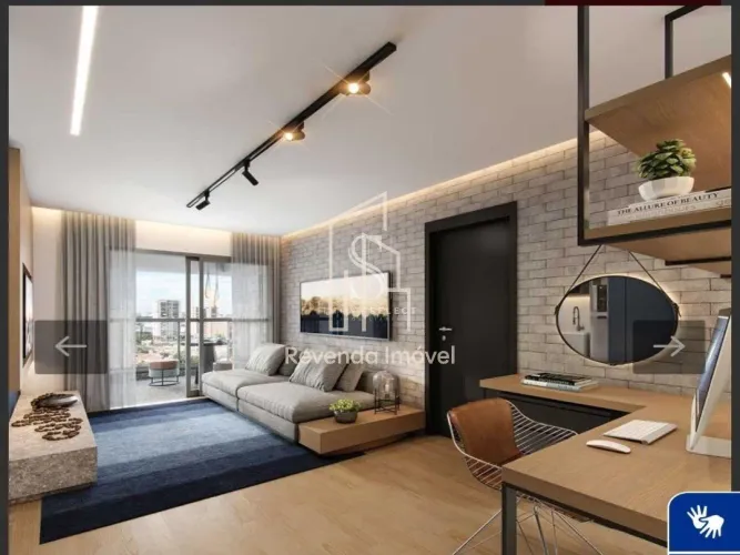 Condomínio Haute Brooklin, Santo Amaro - Studio de 27,73m² com 1 dormitórios e 1 banheiro
