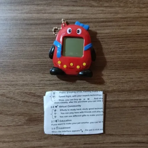 Bichinho animal de estimação virtual - 168 em 1 - Vermelho - Tamagotchi Connection
