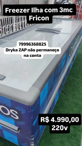 freezer ilha top