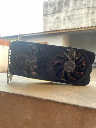 Placa de Vídeo GALAX GeForce GTX 1660 6GB 1-Click OC (Perfeita p/ Jogos)