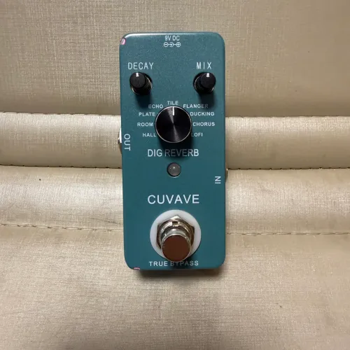 Pedal Dig Reverb Para Guitarra Cuvave M-vave - Super Conservado!